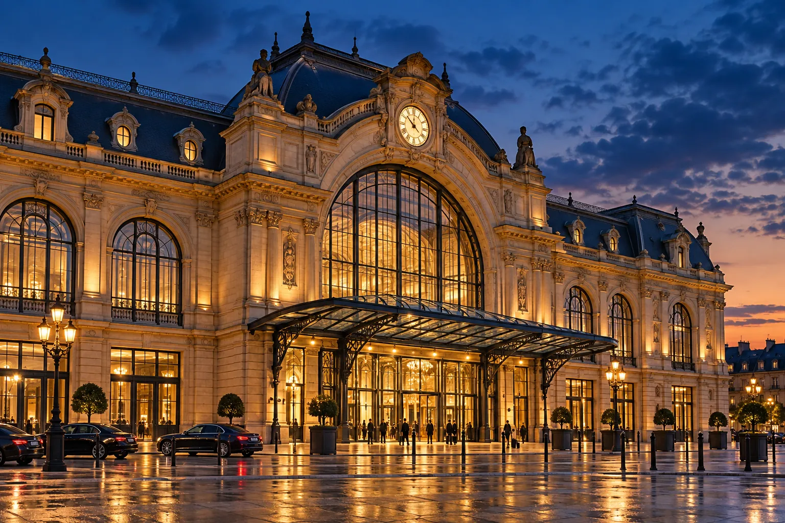 Illustration d’une gare